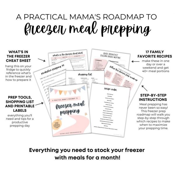 roadmap to freezer meal prepping